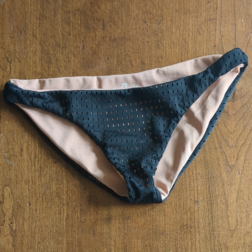 Black and Tan Women's Swim Bottom